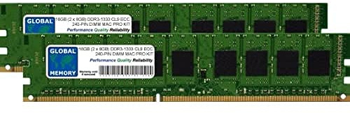 16GB (2 x 8GB) DDR3 1333MHz PC3-10600 240-PIN ECC DIMM (UDIMM) Memoria RAM Kit para Apple Mac Pro (Mediados 2010-2012)