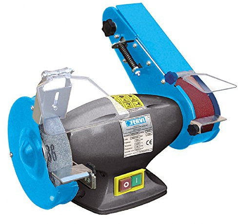 SMERIGLIATRICE COMBINATA DA BANCO CON LEVIGATRICE NASTRO FERVI 0383