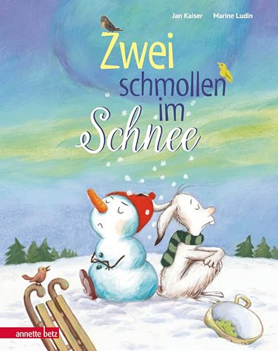 Zwei schmollen im Schnee (Schorsch und Holm)
