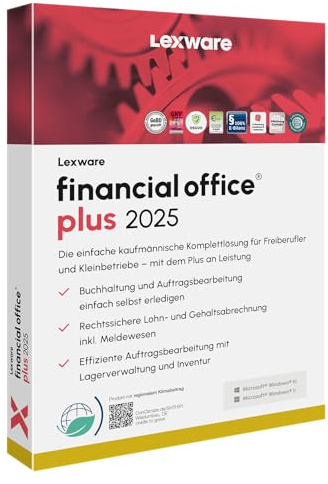 Lexware financial office 2025, Plus, Minibox (365 Tage), Einfache kaufmännische Komplett-Lösung