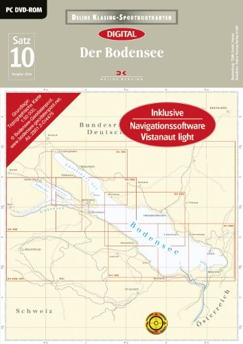 Satz 10: Bodensee (DVD-ROM, Ausgabe 2014): Digital. Inklusive Navigationssoftware Vistanaut light
