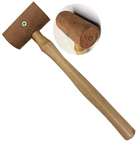 ARTESIA TOOL 11 (28 cm) Rawhide Mallet Hammer | Wooden Handle | 1-1/2 (3.8 cm) Diameter Striking Surface | Lightweight & Professional Grade | Ideal for Leather & Precious Metals