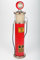point home Design-Schrank Zapfsäule mit Licht, Retro, rot, 126cm