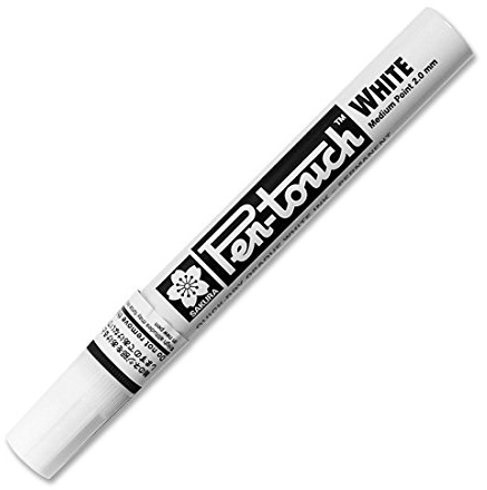 Pen-Touch Marker, Paint Ink, White, 0.023 x 4.9 x 1.9 cm