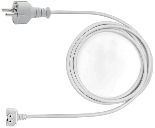 LEAGY 1.8m Adaptador de Corriente Cable de Extensión Cable de Pared, Compatible Apple iBook MacBook Pro/Air Mac Book Adaptador de Corriente 45W, 60W, 85W MagSafe 1 o MagSafe 2