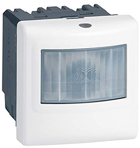 Legrand 078457 Mosaic Détecteur de Mouvements Toutes Lampes pour Minuterie, 2 Modules, Blanc