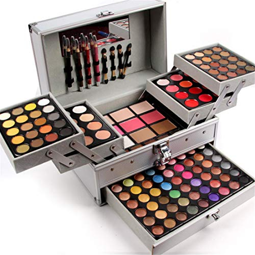 FantasyDay 132 Farben Xmas Make-up Sets Multifunktions Schminkkoffer Mädchen Makeup Kosmetik für Gesicht Augen Lippen - Schminke Kit mit Lidschatten Palette Lippenstift Concealer Puder Rouge Mascara