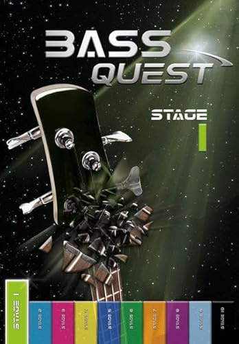 Bass Quest Stage 1: Das Bassbuch für Anfänger – Spielend leicht Bass lernen – Bass Songbuch mit Bonus-Material (DEU)