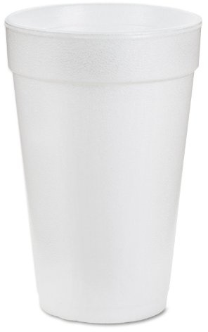 Dart 16oz Foam Cups, Case Of 1000ct, 16J16
