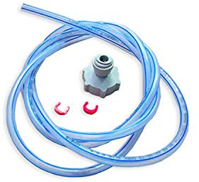 ich-zapfe Druckluft-Schlauch komplett - 5/16' auf 3/4' Aufschraub-Verbinder