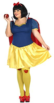 Atosa disfraz princesa de cuento mujer adulto amarillo XXL