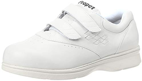 Propét LifeWalker Strap Scarpe da Trekking da Uomo, Bianco, 43 EU