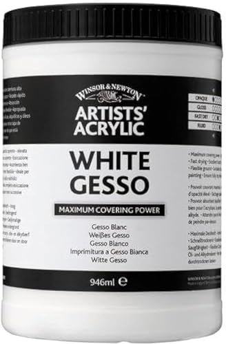Winsor & Newton - Imprimitura acrilica a gesso bianca, 1 l