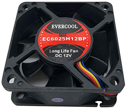 Evercool 60mm 6cm 60 x 25mm PWM 12 Volt PC case Fan EC6025H12BP