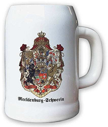 Krug/Bierkrug 0,5l - Mecklenburg-Schwerin Weimarer Republik Landeswappen #9475