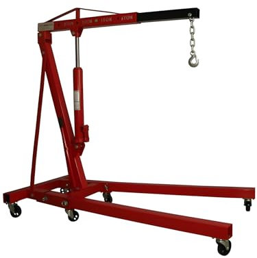 Chevre de taller grúa de elevación hidráulica plegable 2T toneladas)