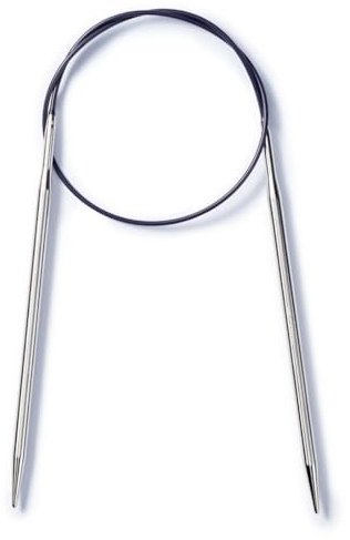 Prym 211364 Rundstricknadeln ALU 80 cm 5,50 mm grau Rundstricknadel, Aluminium, 5,5 mm