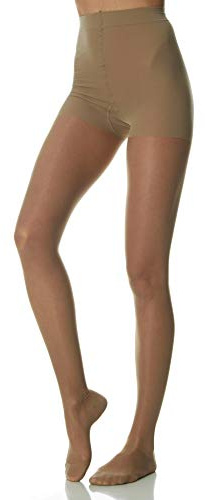 SCUDOTEX Collant 140 Deniers Maille Tricotée Compression Décroissante de Moyenne à Forte 19-22 Hg mm Couleur Visone Taille 2