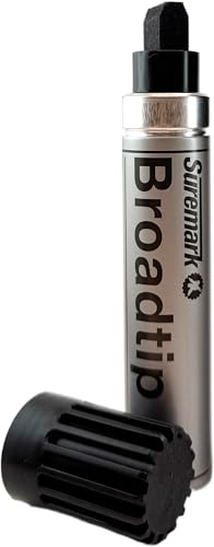 SureMark Alpha Broadtip Jumbo Permanent Marker Black Single