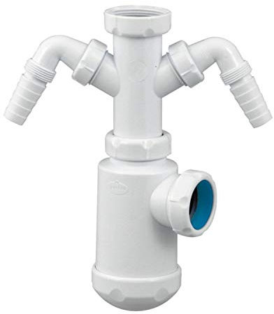 Jimten s-70 - Sifon botella extensible s70 horizontal doble toma 1.1/2