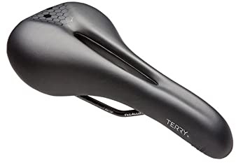 Terry Fly Cromoly Bicycle Saddle - Bicycle Seat for Men - Flexible & Comfortable - Dura-Tek Cover - Black - Black,