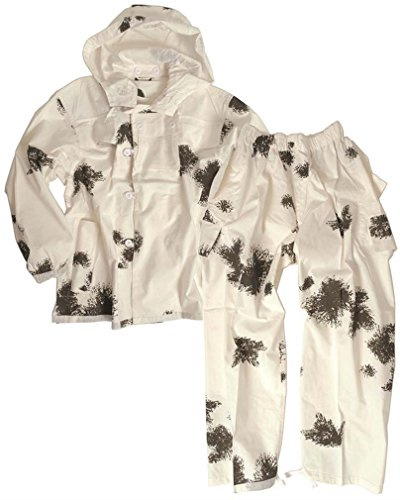 Mil-Tec BW Schneetarnanzug Cotton 2-TLG. - Unisex - Outdoor Enthusiasten & Militärpersonal - Anzug - Kleidung