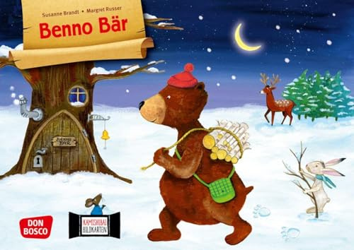 Benno Bär. Kamishibai Bildkartenset: Entdecken - Erzählen - Begreifen: Bilderbuchgeschichten. Winterliche Freundschaftsgeschichte über ... für unser Erzähltheater)