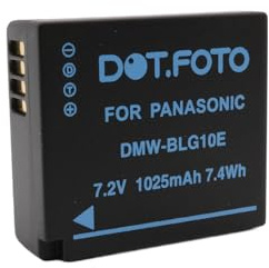 Dot.Foto DMW-BLE9, DMW-BLE9E, DMW-BLG10, DMW-BLG10E Premium 7.2v / 1025mAh Rechargeable Battery for Panasonic DC-TZ99, DC-TZ90 DMC-TZ100 DMC-GX7 DMC-TZ80 DC-LX100 II, DMC-GF6 DMC-GX80 DC-GX9