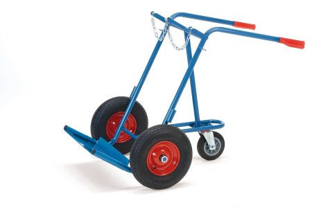 Fetra Transportgeräte mcegc1021 Sackkarre für 2 Flaschen Gas-A3, 830 mm Breite x 1300 mm Höhe