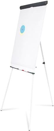 MAUL | Flipchart | dreibeinig | Höhe 1860 mm | mit 2 Papierhaltern | weiß