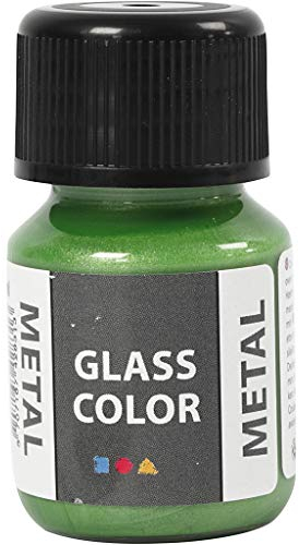 Creativ Company Glasfarbe Metal, 35 ml, Grün