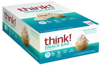 Think Products - thinkThin Protein & Fiber Bars Cupcake Batter - 1.41 oz.