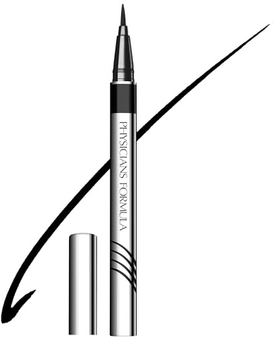 Physicians Formula - Eye Booster Waterproof Ultra-Fine Liquid Eyeliner - wasserfester, schnell trocknender Eyeliner flüssig aufzuftragen, stärkt und nährt die Wimpern - Vegan