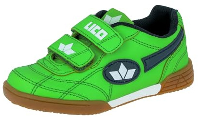 Lico Unisex Kinder Bernie V Hallenschuhe, Grün Marine Weiß, 31 EU