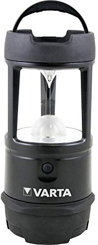 VARTA 18760 Lanterne camping indestructible, Noir
