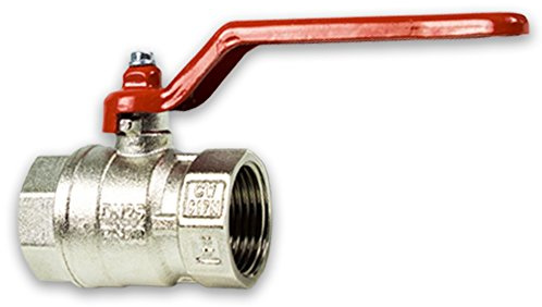 Messing Kugelhahn mit Hebel 1''IG - 1''IG [DN25-DN25]