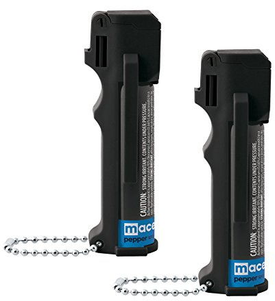 Mace Brand Triple Action Pepper Defense Spray w/Tear Gas - Personal Model - Lot of 2 Pieces as Shown