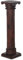 livasia pilier en bois avec sculpture de Bali, fait main et durable, support pot, pilier décoratif, piédestal, marron (80 cm)