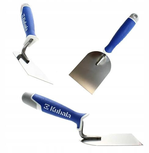 KUBALA 0933 CAMINA DE ACERO INOXIDABLE para trabajos de acabado y estuco (80 mm)