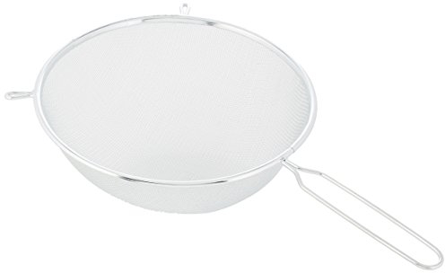 Chef Aid 24cm / 9.5 Inch Long Handled Metal Sieve, Kitchen Essential Tool and Ideal for Straining, draining, Washing and Wide Range of Foods, with a fine mesh for Ease of use