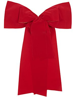 wetterfeste Elegante und auffallende große rote Auto Schleife Geschenkschleife 50 mal 60 cm