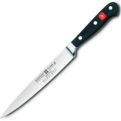Wüsthof Filiermesser 18 cm Klinge, Classic (4550/18), sehr scharfe Klinge, geschmiedet, rostfreier Edelstahl, hochwertiges Küchenmesser, Kochmesser