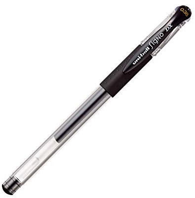 uni Gel Ballpoint Pen Ball Signo Extra Fine 0.38mm Black (UM151.24)