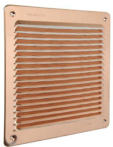 La Ventilazione LAR2323RA Griglia Quadra da Sovrapporre, Rame, 228x228 mm