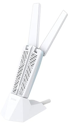D-Link BE6500 Wi-Fi 7 USB-adapter (AE65U) – Tri-band 6,5 Gbit/s, multilänkdrift, USB 3.0, 4096-QAM, WPA3, vikbar antenn med skrivbordsfäste – Windows 11/10