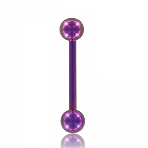 eeddoo Piercing Stab Barbell Lila Titan