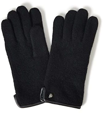 Roeckl Damen klassisk walkhandske Handschuhe, Schwarz (Black 000), 7.5 EU