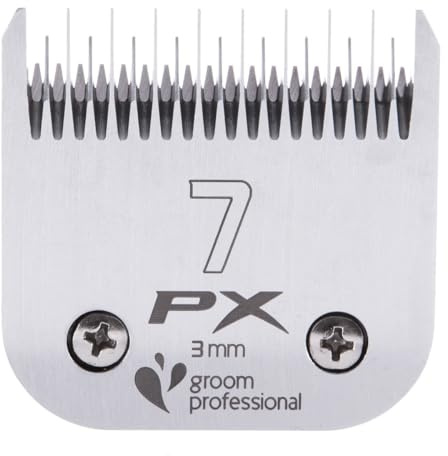 GROOM PROFESSIONAL Pro X Scherkopf für Hundepflege - Abnehmbare Scherkopf - Gehärteter Stahl - Hervorragende Verschleißfestigkeit und hervorragende Schnittleistung - Ersatzklinge - 7