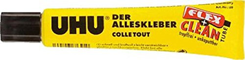 UHU Alleskleber in der Kunststofftube/69, unzerbeulbare Kunststofftube, Inh. 20g