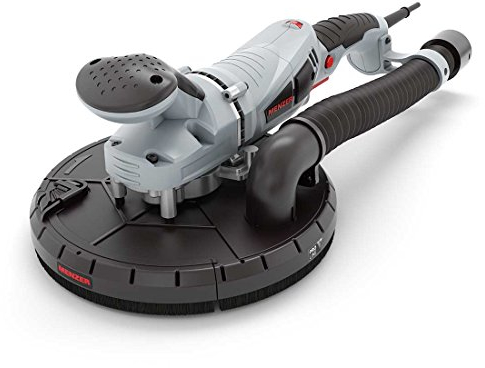 MENZER Trockenbauschleifer TBS 225 PRO, Kompaktschleifer für nahezu staubfreies Schleifen, inkl. Schleifscheiben-Set